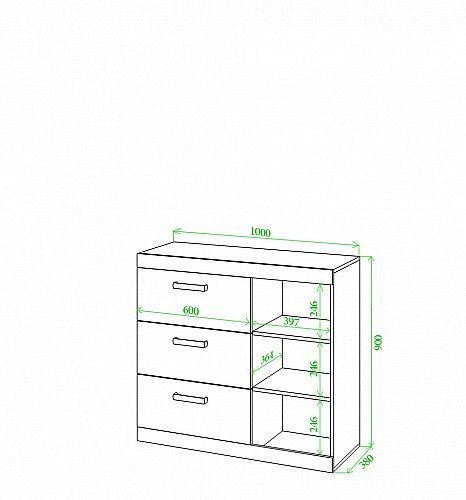 Тумба Merdes Toivo ТОЙ-Км100 ШК Тумба Merdes Toivo ТОЙ-Км100 ШК