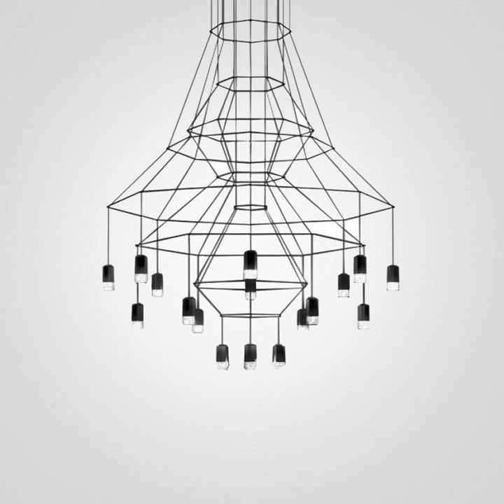 Подвесная люстра Imperiumloft Vibia Wireflow 40,1635