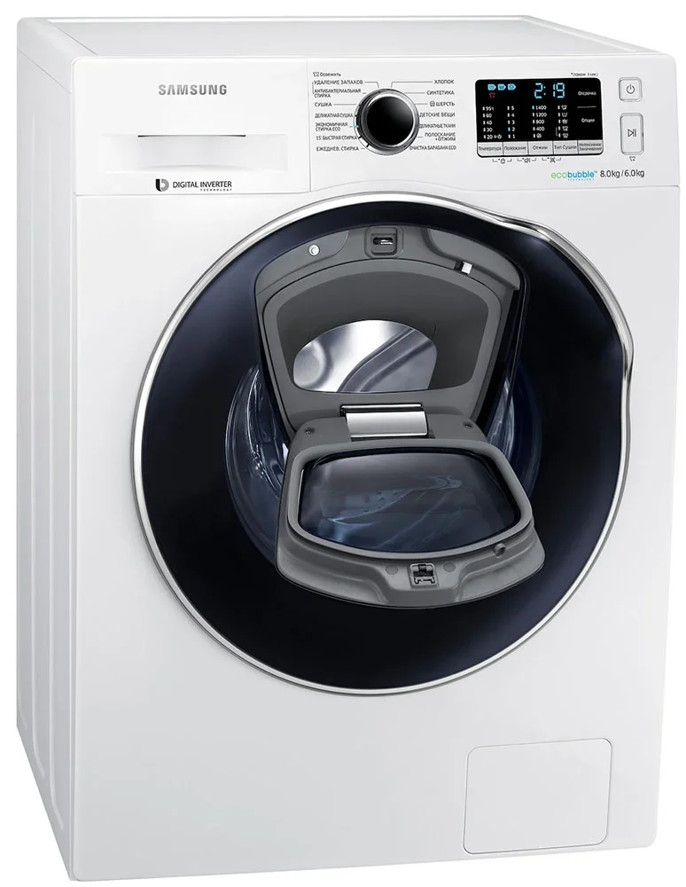 Стирально-сушильная машина Samsung WD 80 K 5410 OW/LP