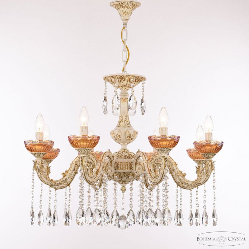 Подвесная люстра Bohemia Ivele Crystal AL7901 AL79101/8/250 A WMG P Shampan/M-1G