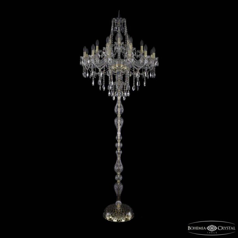 Торшер Bohemia Ivele Crystal 1415 1415T1/12+6+3/300-225 G