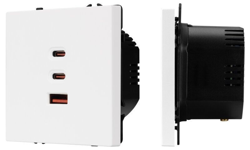Розетка USB и type C без рамки Arlight NOBE 061839(1)
