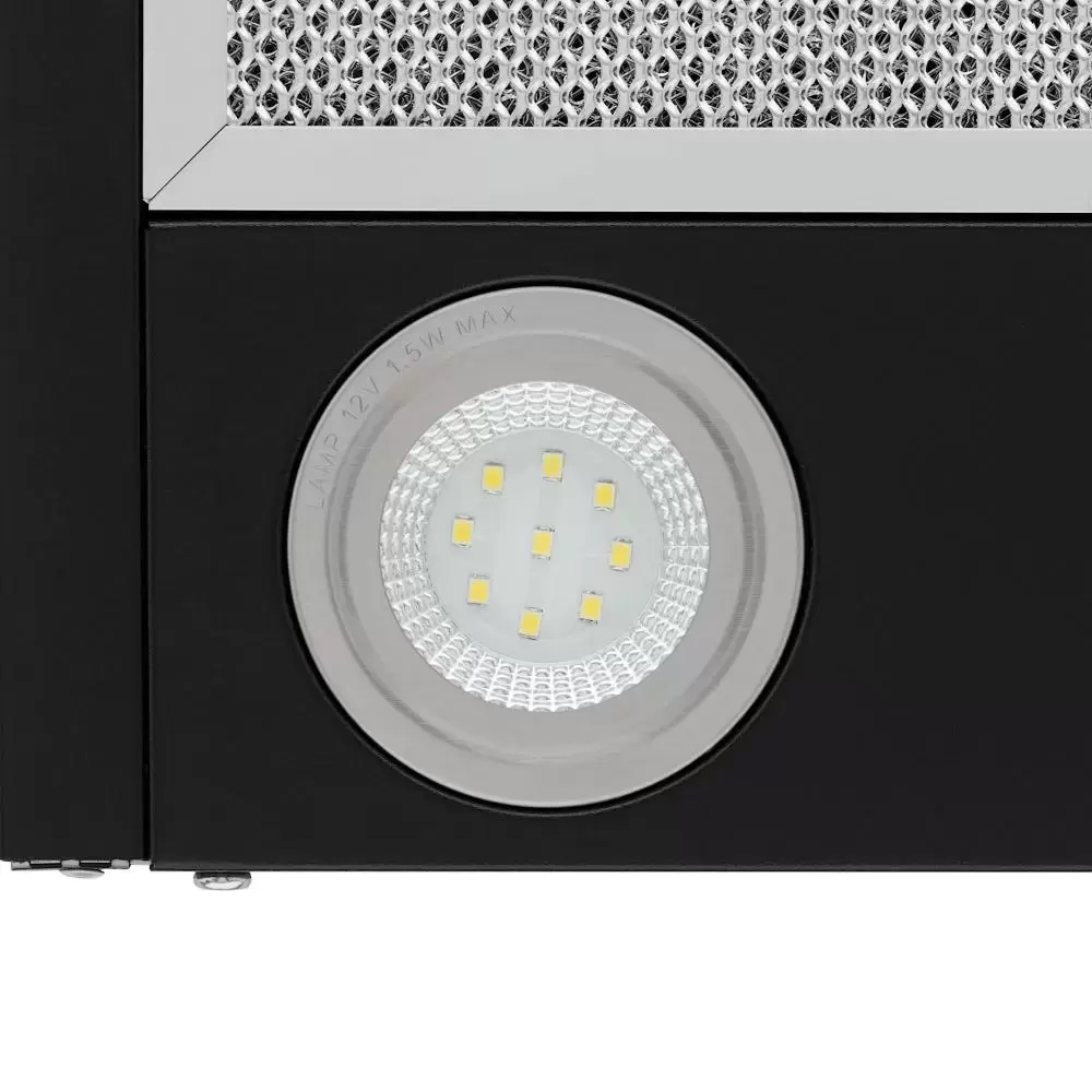 Вытяжка Krona DOMENIKA 600 BLACK/INOX S