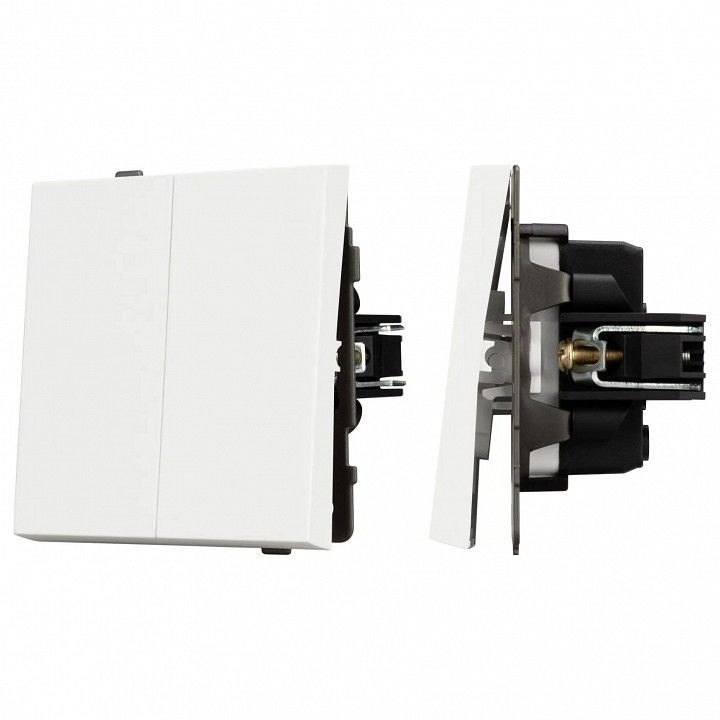 Выключатель двухклавишный без рамки Arlight SWT 054547