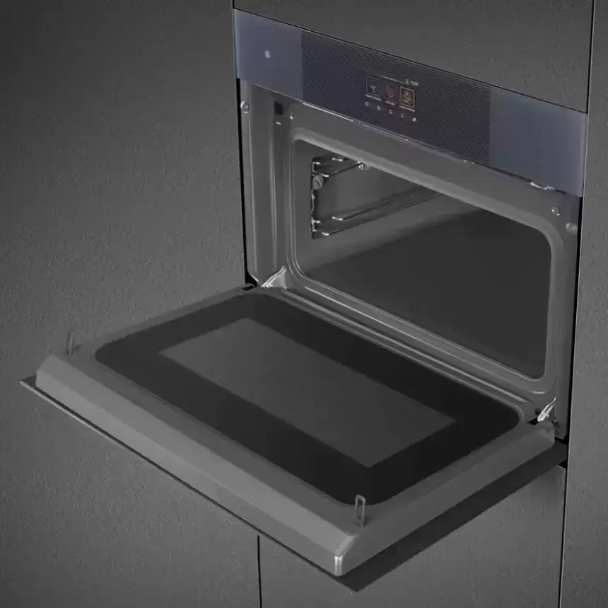 Компактный духовой шкаф с пароваркой шкаф Smeg SO4104APG