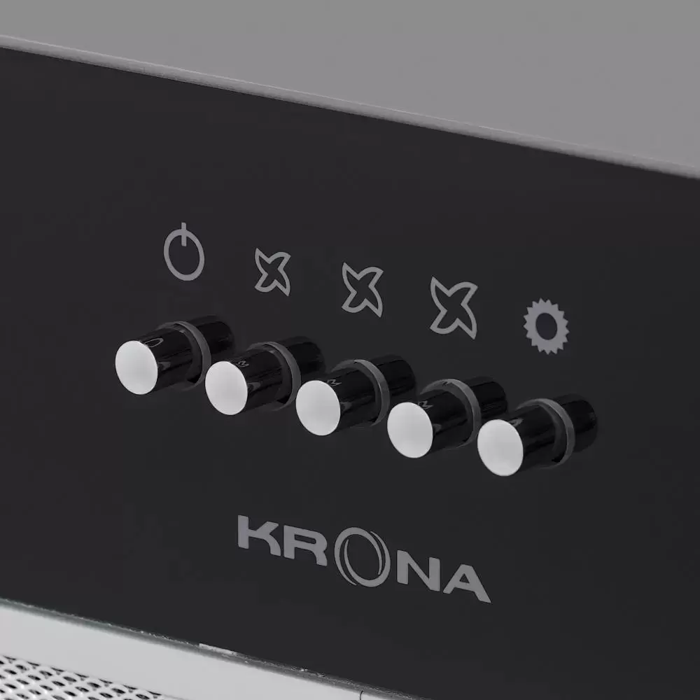 Встраиваемая вытяжка Krona ARVEN 500 BLACK PB V2