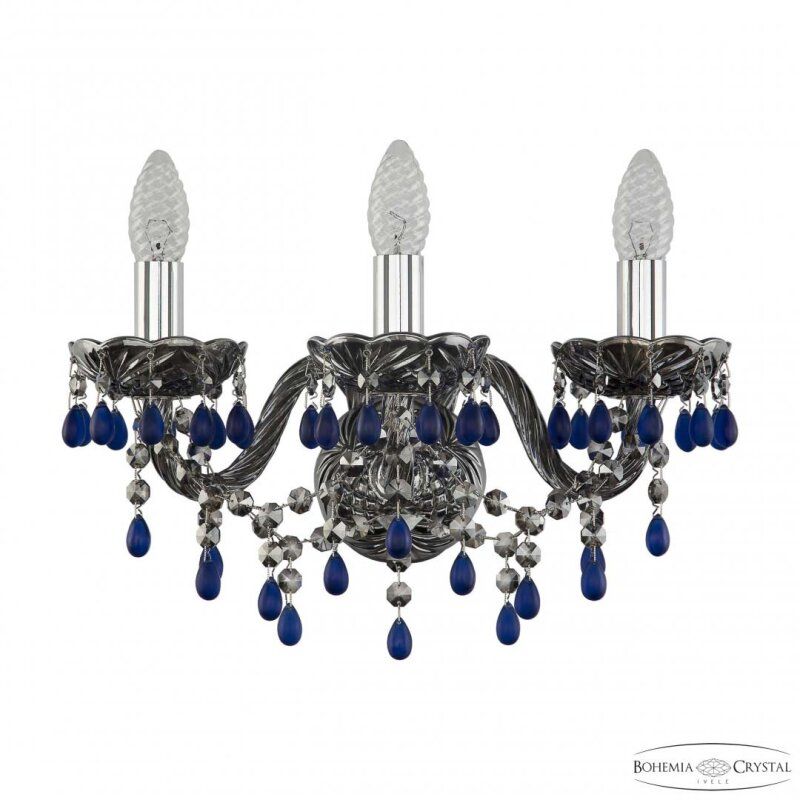 Бра Bohemia Ivele Crystal 1410 1410B/3/141 Ni V3001 M731