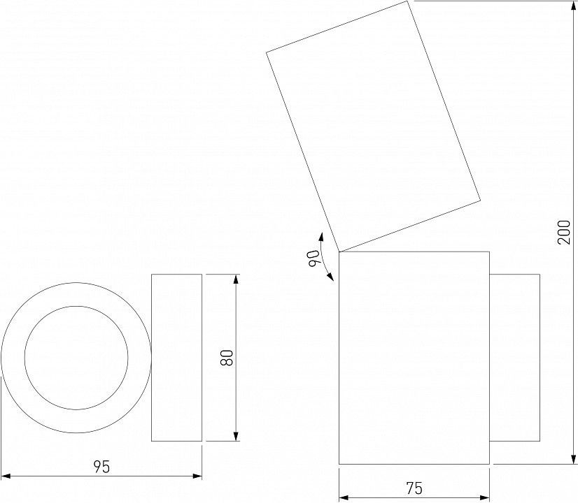 Бра Elektrostandard Deep a062926