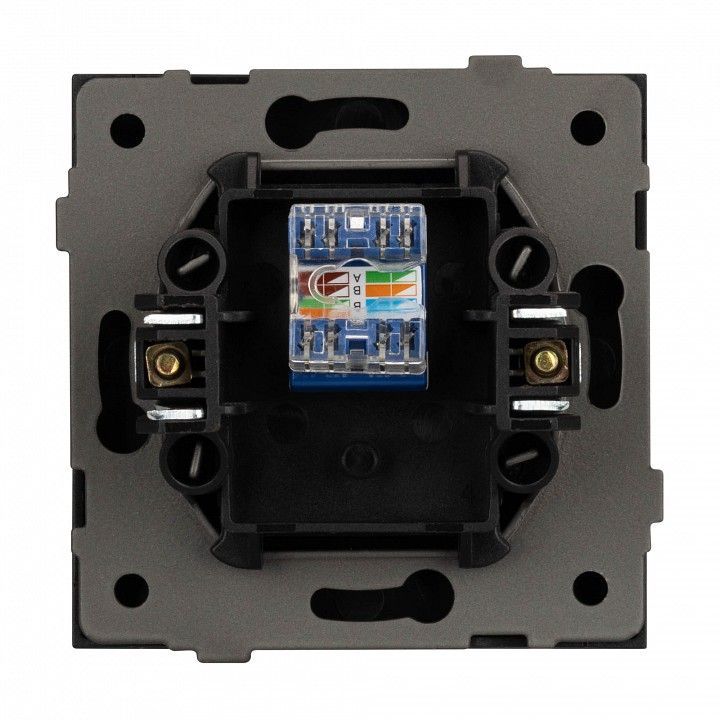 Розетка Ethernet RJ-45 и со шторками, без рамки Arlight SCT-TENDO 054104