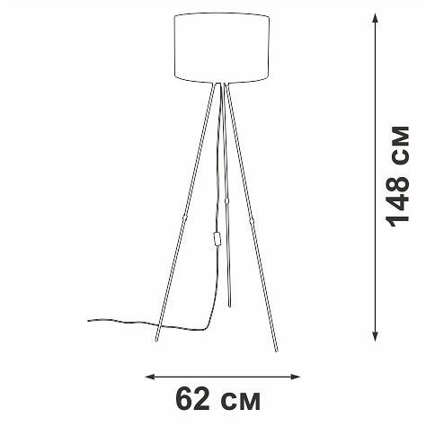Торшер Vitaluce V2957 V2957-0/1P