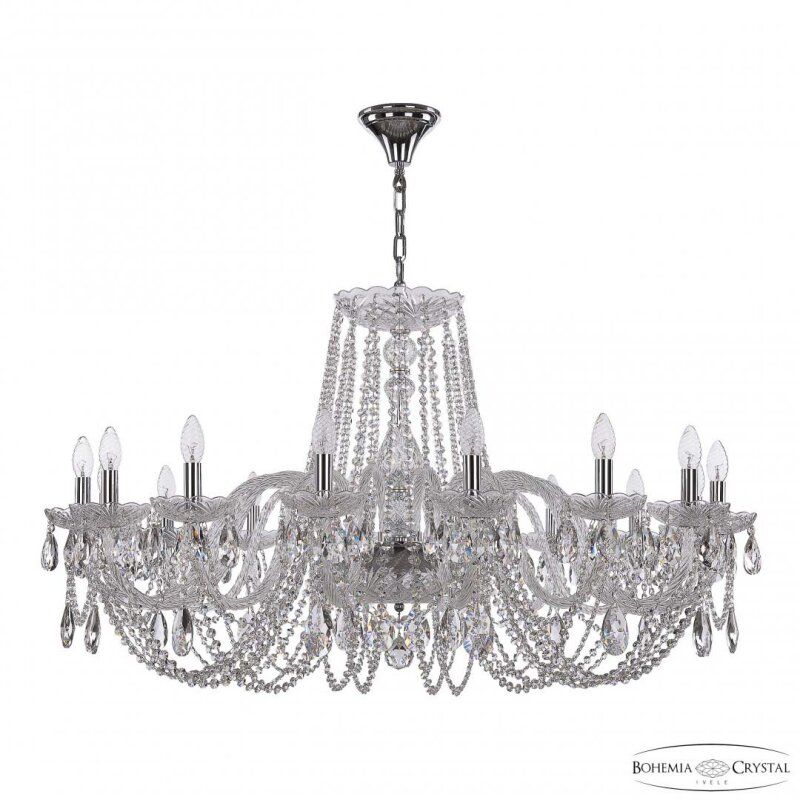 Подвесная люстра Bohemia Ivele Crystal 1402 1402/16/400 Ni