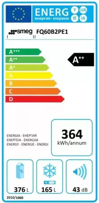 Холодильник Smeg FQ60B2PE1