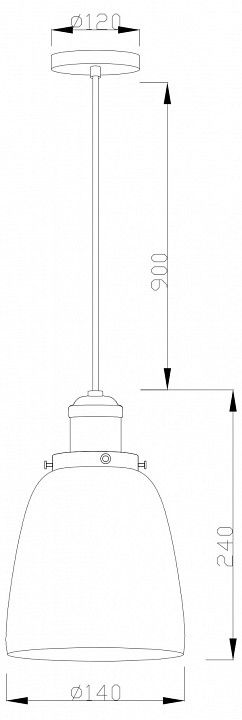 Подвесной светильник Moderli Single V11517-1P