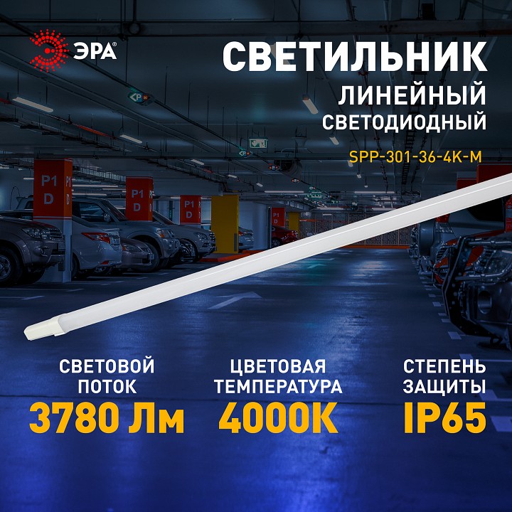 Накладной светильник Эра  SPP-301-36-4K-M
