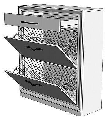 Тумба для обуви Merdes Нобиле ОБВ-90 ШКр Тумба для обуви Merdes Нобиле ОБВ-90 ШКр
