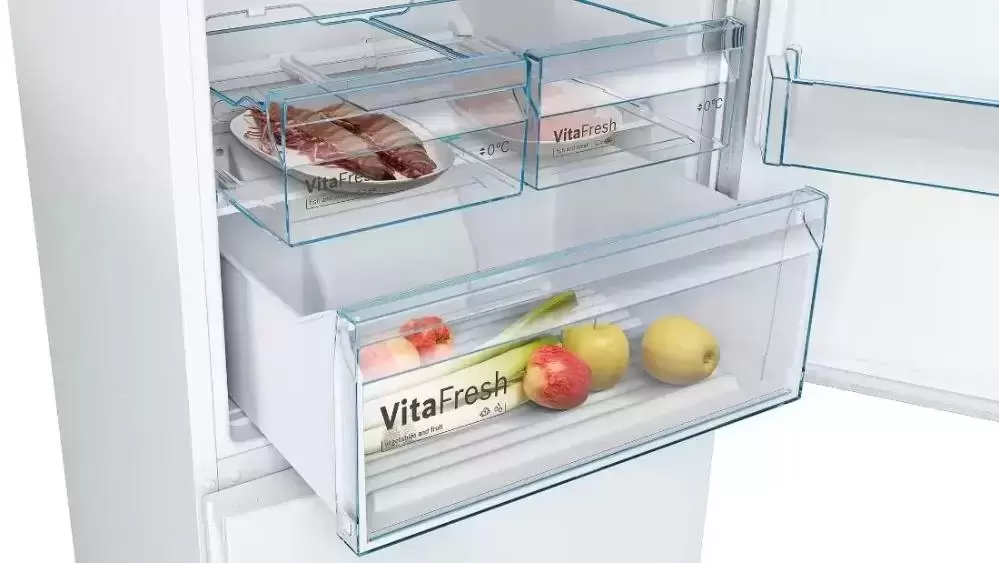 Холодильник с нижней морозильной камерой BOSCH KGN49XW20R