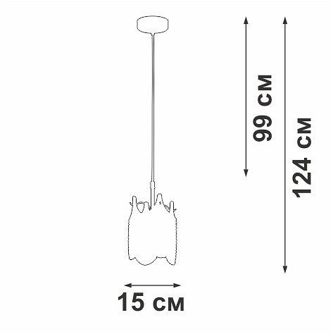 Подвесной светильник Vitaluce V5813 V5813-8/1S