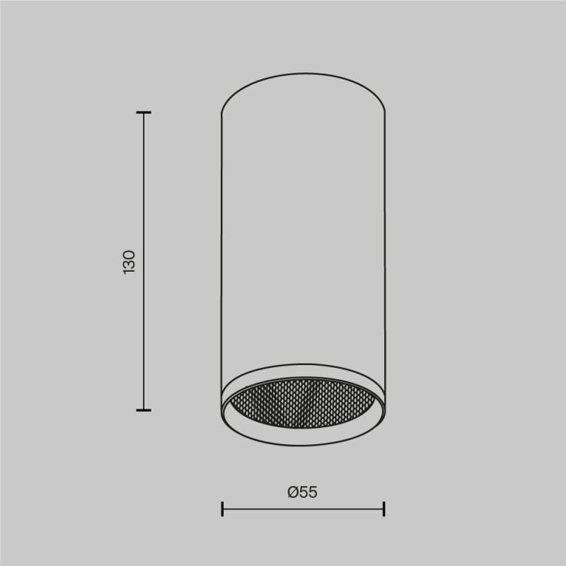Накладной светильник Maytoni Technical  C010CL-01MG-N