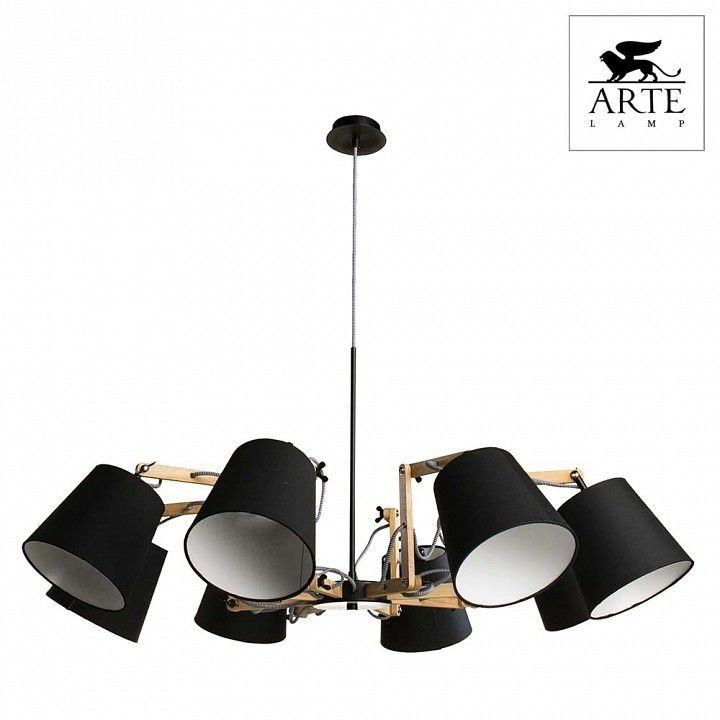 Подвесная люстра Arte Lamp Pinocchio A5700LM-8BK