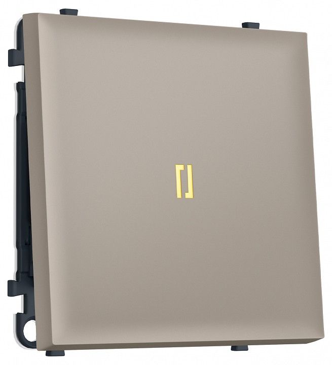 Выключатель проходной одноклавишный с подсветкой без рамки Ambrella Volt MS MS362030