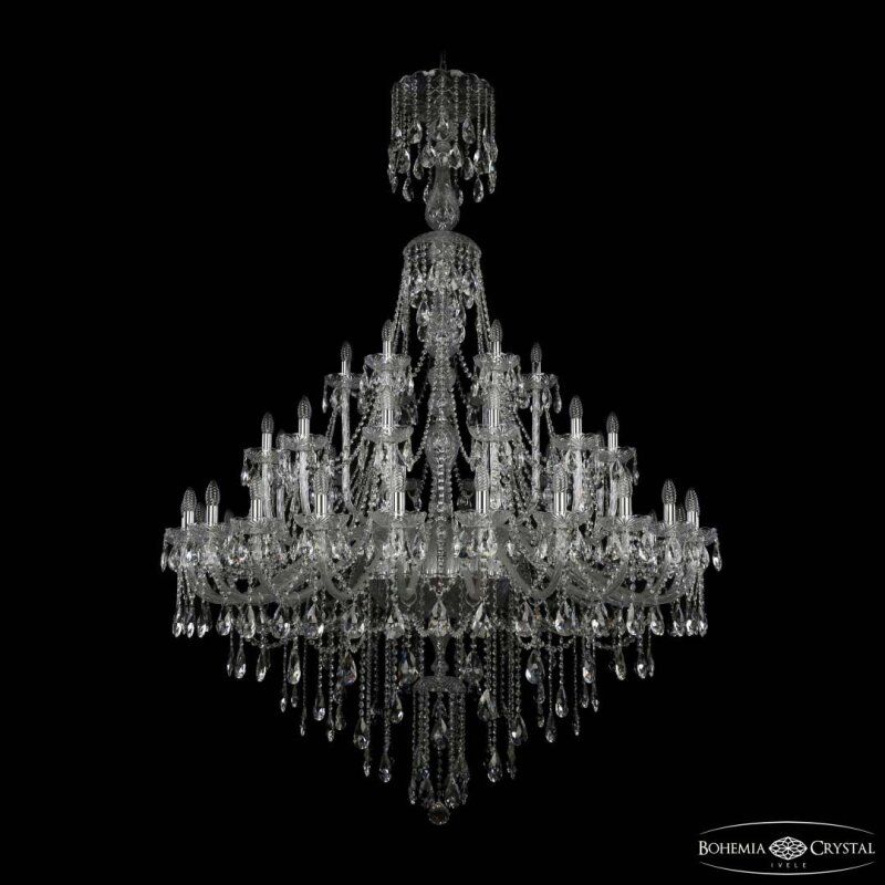 Подвесная люстра Bohemia Ivele Crystal 1415 1415/24+12+6/530/XL-210 Ni