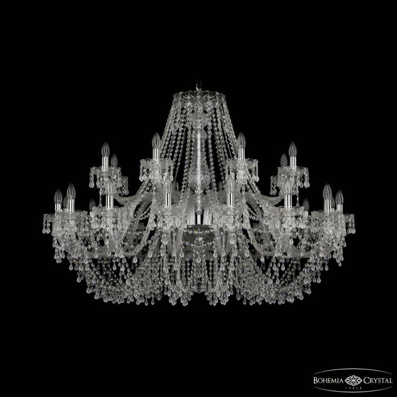 Подвесная люстра Bohemia Ivele Crystal 1410 1410/16+8/460 Ni V0300