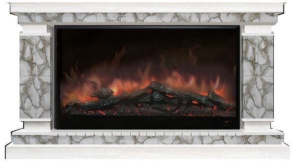 Комплект из электрокамина напольного и портала (143x45x82.5 см) Лорд Карелия Premier S14 ЛО000064