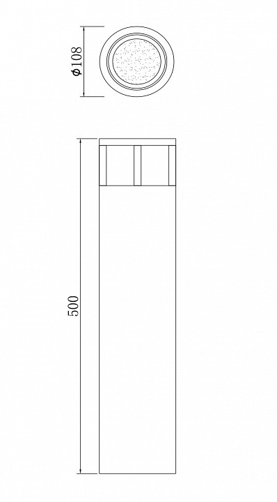 Наземный низкий светильник Maytoni Outdoor Wolseley Road O011FL-L6B