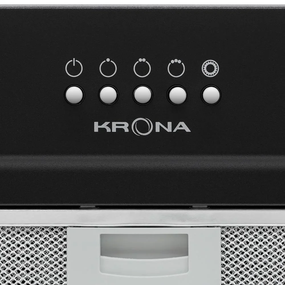 Встраиваемая вытяжка KRONA KATE 600 BLACK PB V2