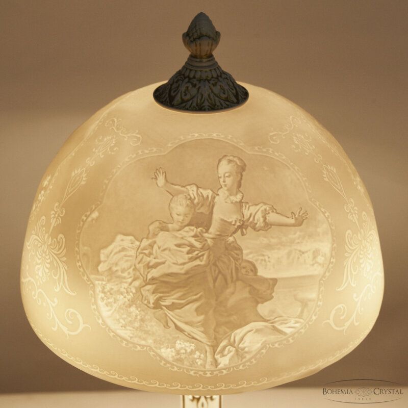 Настольная лампа декоративная Bohemia Ivele Crystal AL7801 AL78100L/25 WMG Pair