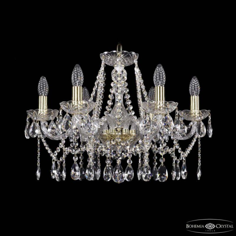 Подвесная люстра Bohemia Ivele Crystal 1413 1413/6/200 G