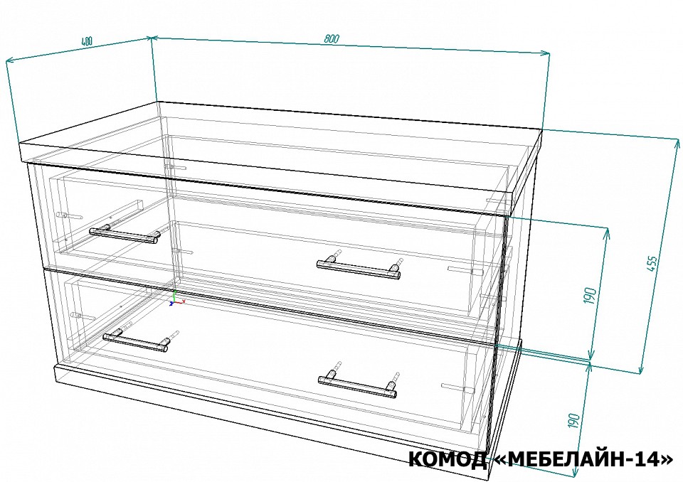 Комод Мебелайн-14