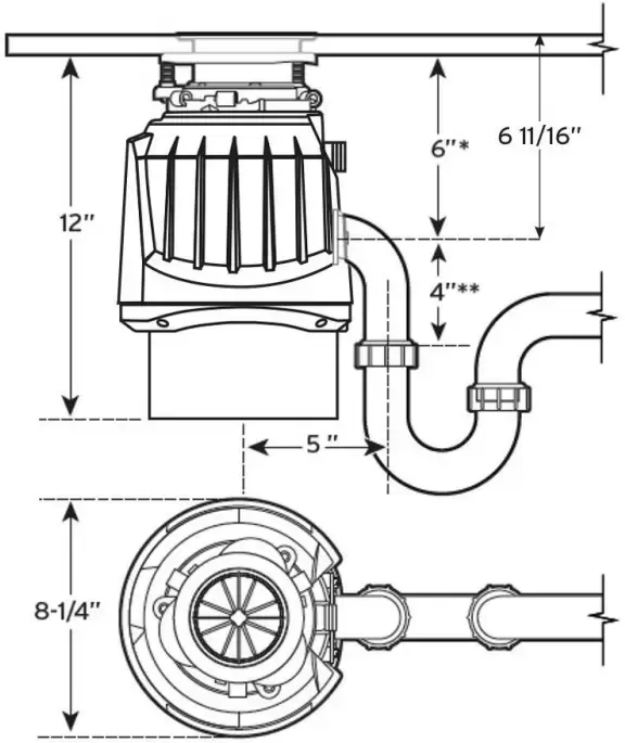 Измельчитель пищевых отходов InSinkErator Evolution Plus 750EC