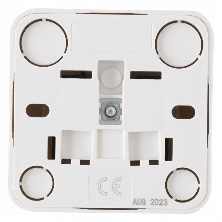 Розетка с заземлением и со шторкой Arte Milano am-310 310.40-1.white
