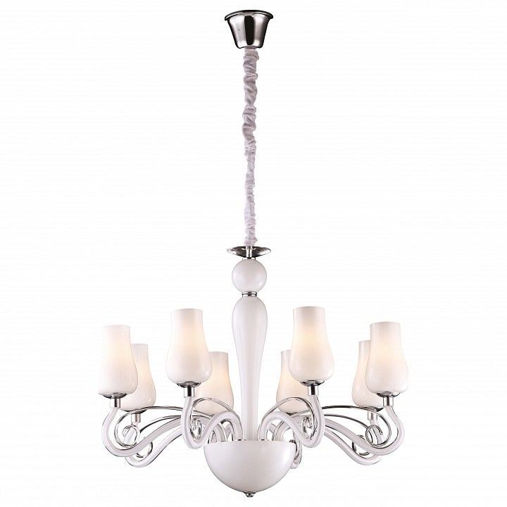 Подвесная люстра Arte Lamp Biancaneve A8110LM-8WH