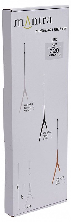 Подвесная люстра Mantra Arrecife 9362+9211 (5L)