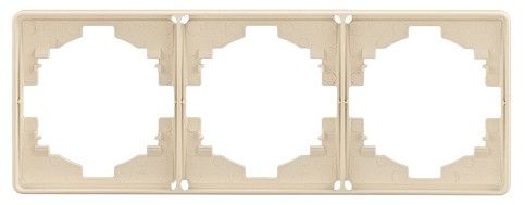 Рамка на 3 поста Kranz ROUND KR-78-0753-7