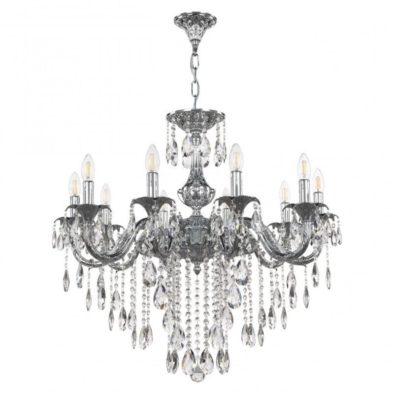 Подвесная люстра Bohemia Ivele Crystal AL7901 AL79101/10/250 B Ni