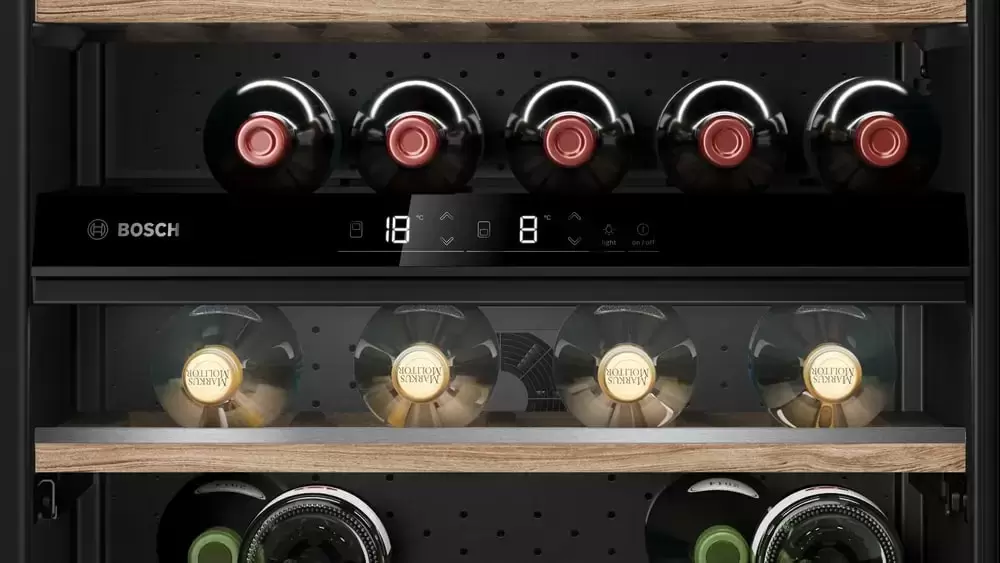 Встраиваемый винный шкаф Bosch KUW21AHG0