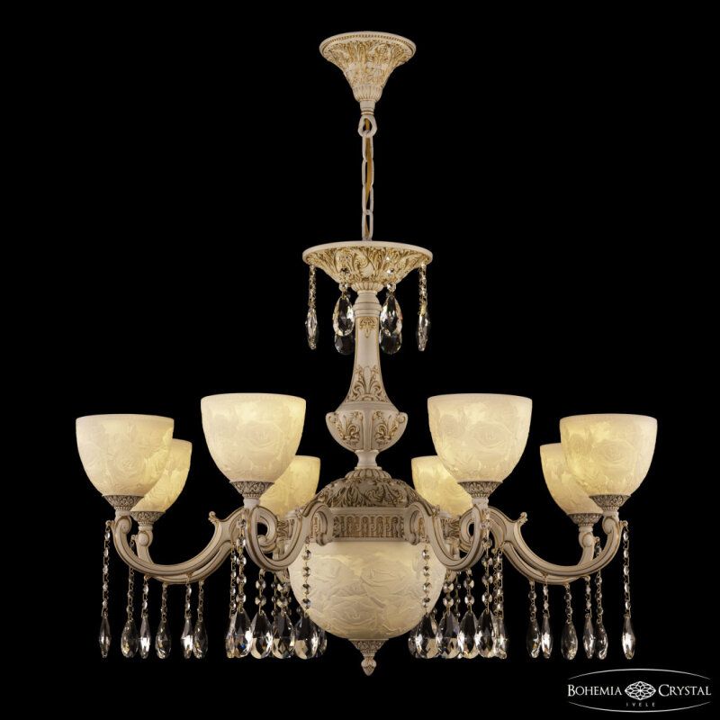Подвесная люстра Bohemia Ivele Crystal AL7801 AL78101P/8/250 A WMG P1 U Rose