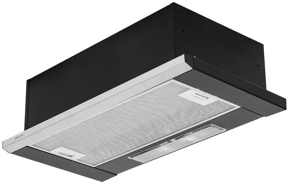 Вытяжка Krona Kamilla slim 600 black/inox (2 мотора)