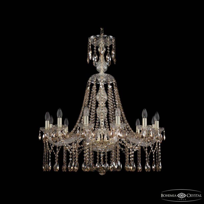 Подвесная люстра Bohemia Ivele Crystal 1413 1413/12/300/XL-91 G R721