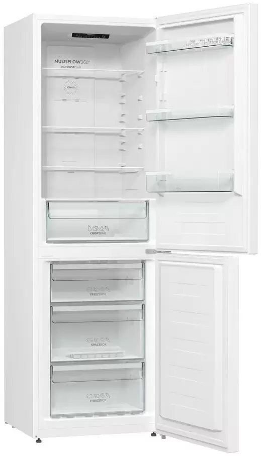 Отдельностоящий двухкамерный холодильник Gorenje NRK6191EW4