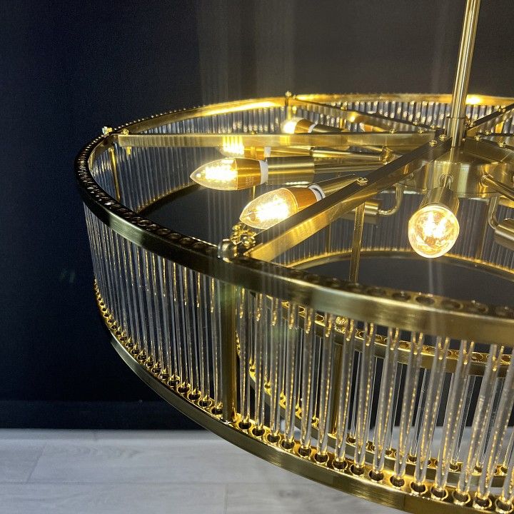 Светильник на штанге Imperiumloft RH Marais Round Chandelier 40,2668