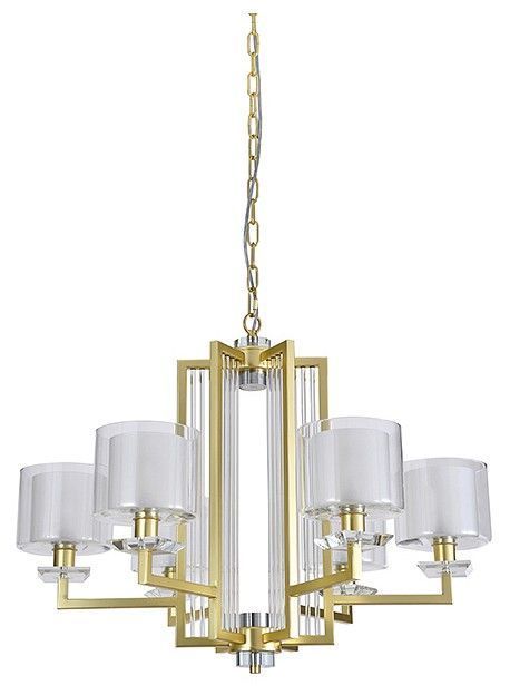 Подвесная люстра Newport ALEXANDRA 4406+1/C mat.gold