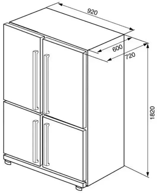 Холодильник SMEG FQ60XP