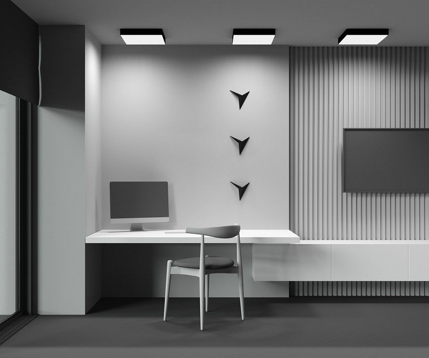 Накладной светильник Maytoni Technical Зон C032CL-45W3K-SQ-B