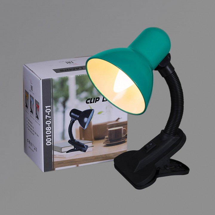 Настольная лампа офисная Reluce 00108-2 00108-0.7-01 GREEN