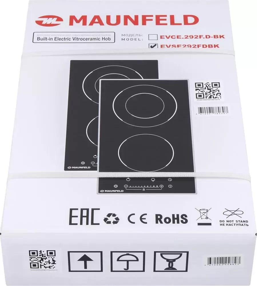 Электрическая варочная панель MAUNFELD EVSE292FDBK