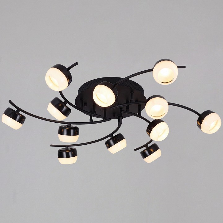 Люстра на штанге Reluce  90590-0.3-12 Black